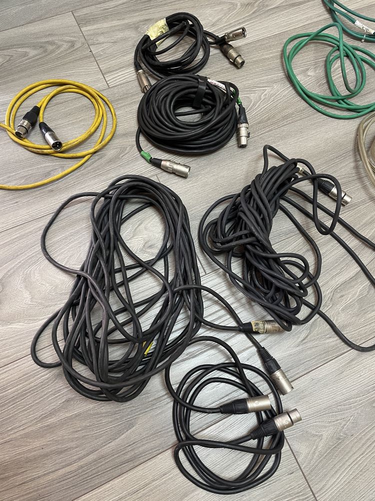 Pachet cabluri profesionale audio xlr,jack mare,rca,cfm
