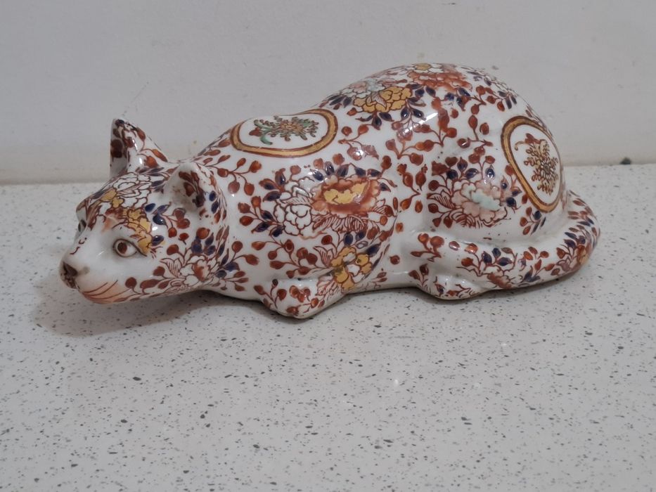 Pisică veche portelan