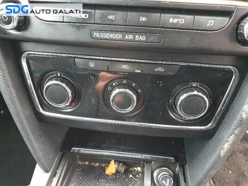 Panou Comanda Aer Conditionat AC Clima Climatronic Skoda Superb 2 2008 - 2015 [0229]