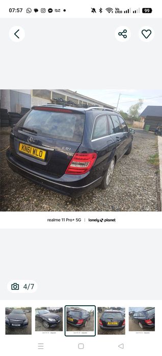 Piese cutie punte spate volan ușa capota bara stop haion Mercedes w204