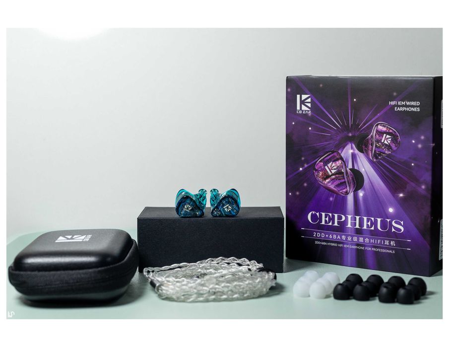 KBEAR Cepheus KB16 2DD, 6BA, Casti HiFi IEMs, In-Ear Noi, Garantie