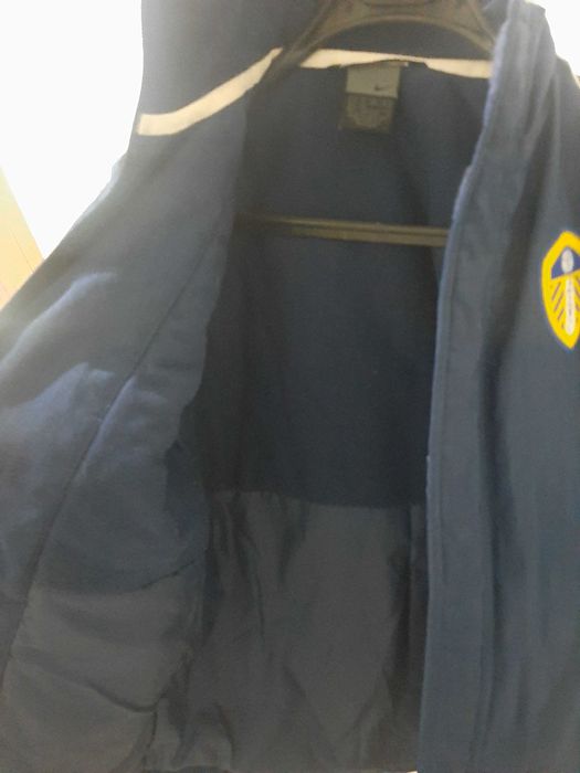 2002-03 Leeds United Nike Padded Bench Coat