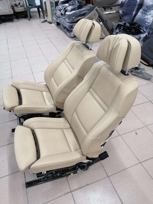 Vopsea Piele Scaune confort Crem Bej Bmw x5 x6 E70-E71 Recondiționares