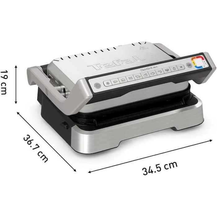 Gratar electric Tefal OptiGrill 4 in 1, GC774D30, 2100W, 9 programe