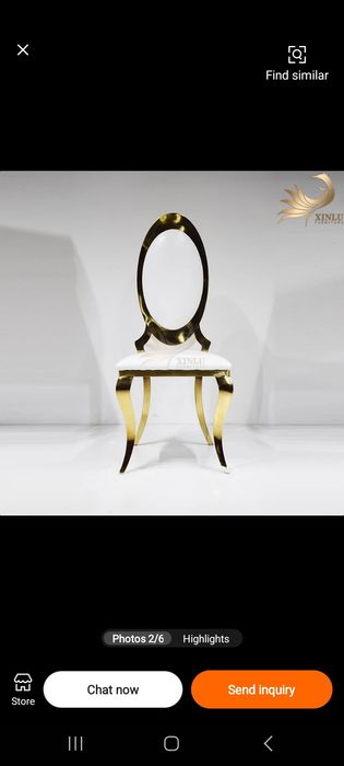 Стуллар нержавейки материалдан ясалган