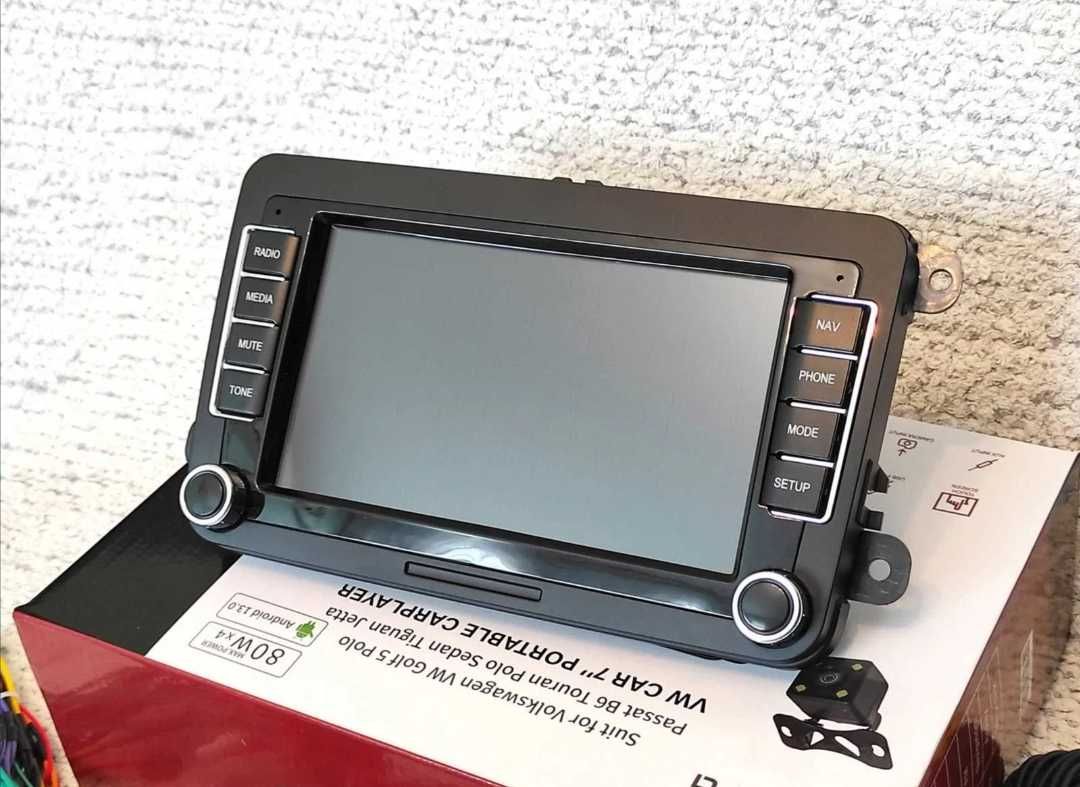 Мултимедия 7" 2-DIN с Android 12 за Volkswagen,SEAT,Skoda,Android auto