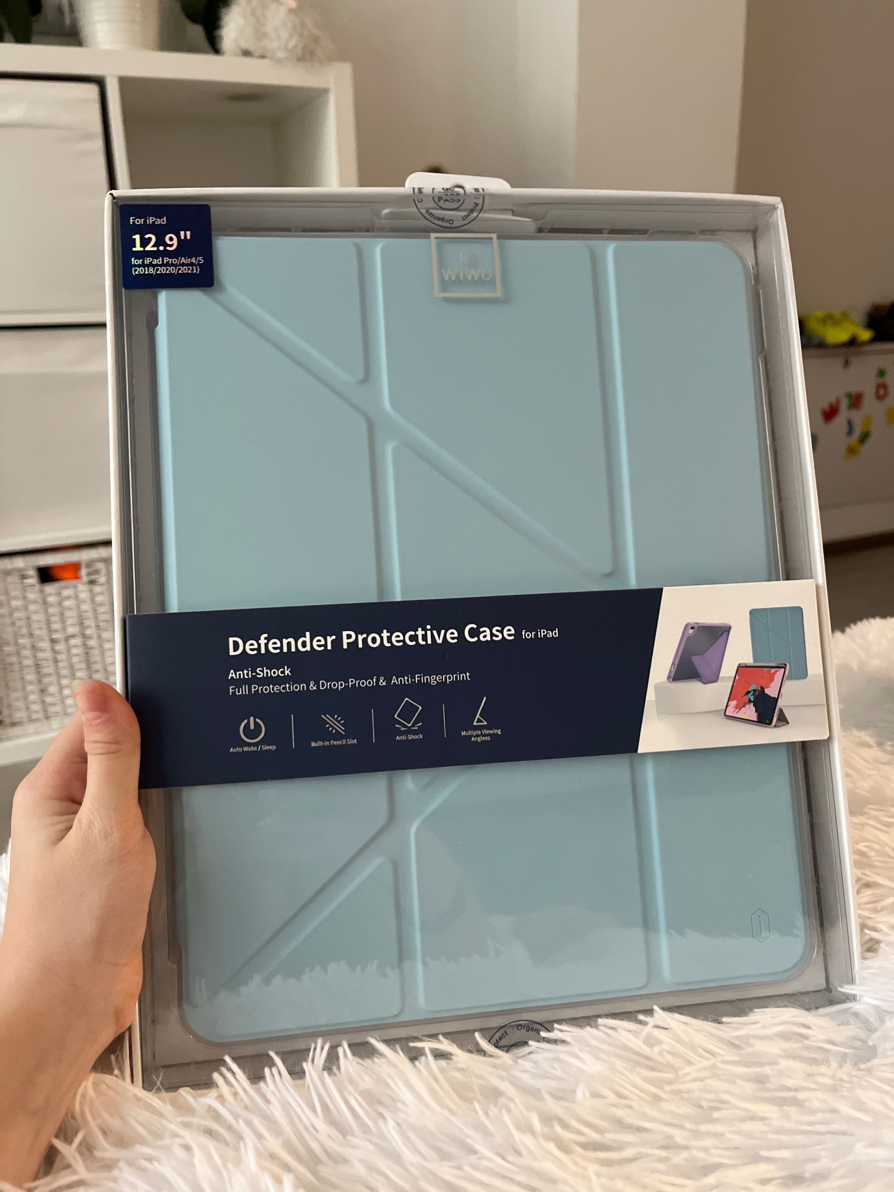 Blue iPad 12.9 case