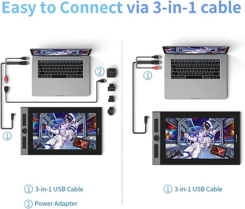 Tableta grafica XP-PEN Artist 16 PRO, 15.4" FHD 1920x1080