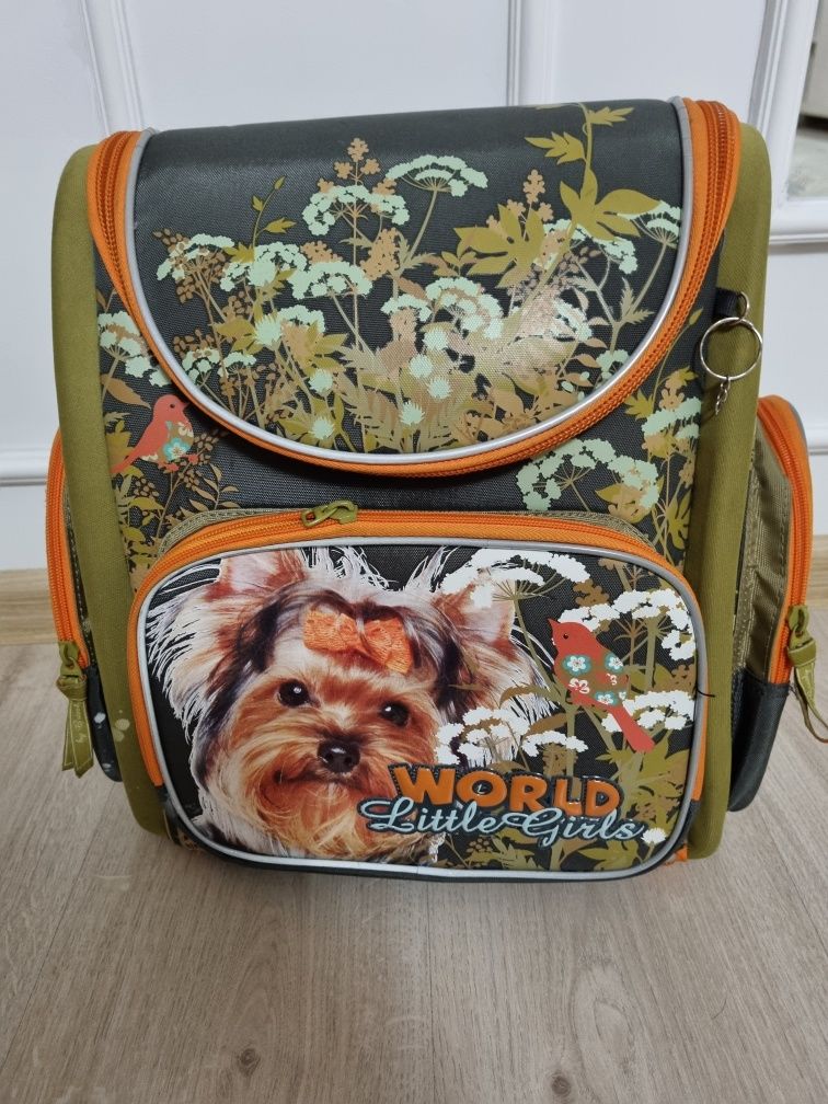 Grizzly ортопедический школьный рюкзак для девочки
