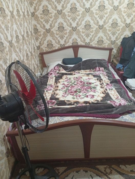 Спальный шкаф и двушка кровать