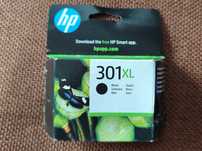 Оригинално черно мастило за принтер HP 301XL - ново.