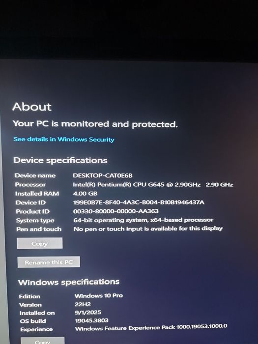 PC low profile Nvidia GeForce 210