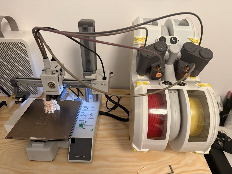 Imprimanta 3D Bambulab A1 Mini + ams + 2x capete de rezerva