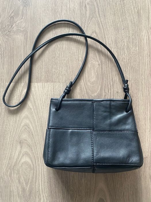 Кожена дамска чанта Massimo Dutti