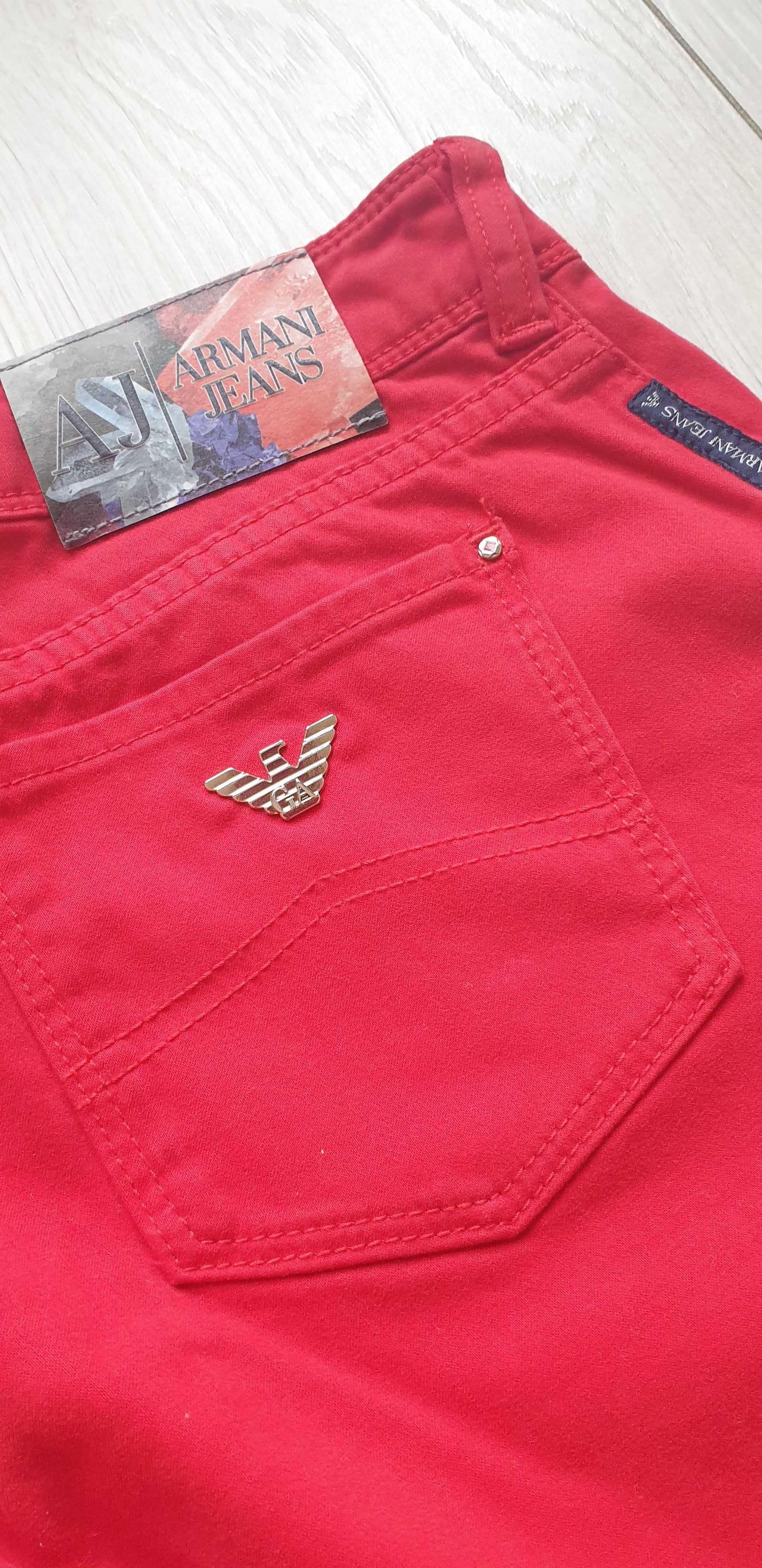 Червени дънки Armani Jeans, размер 25