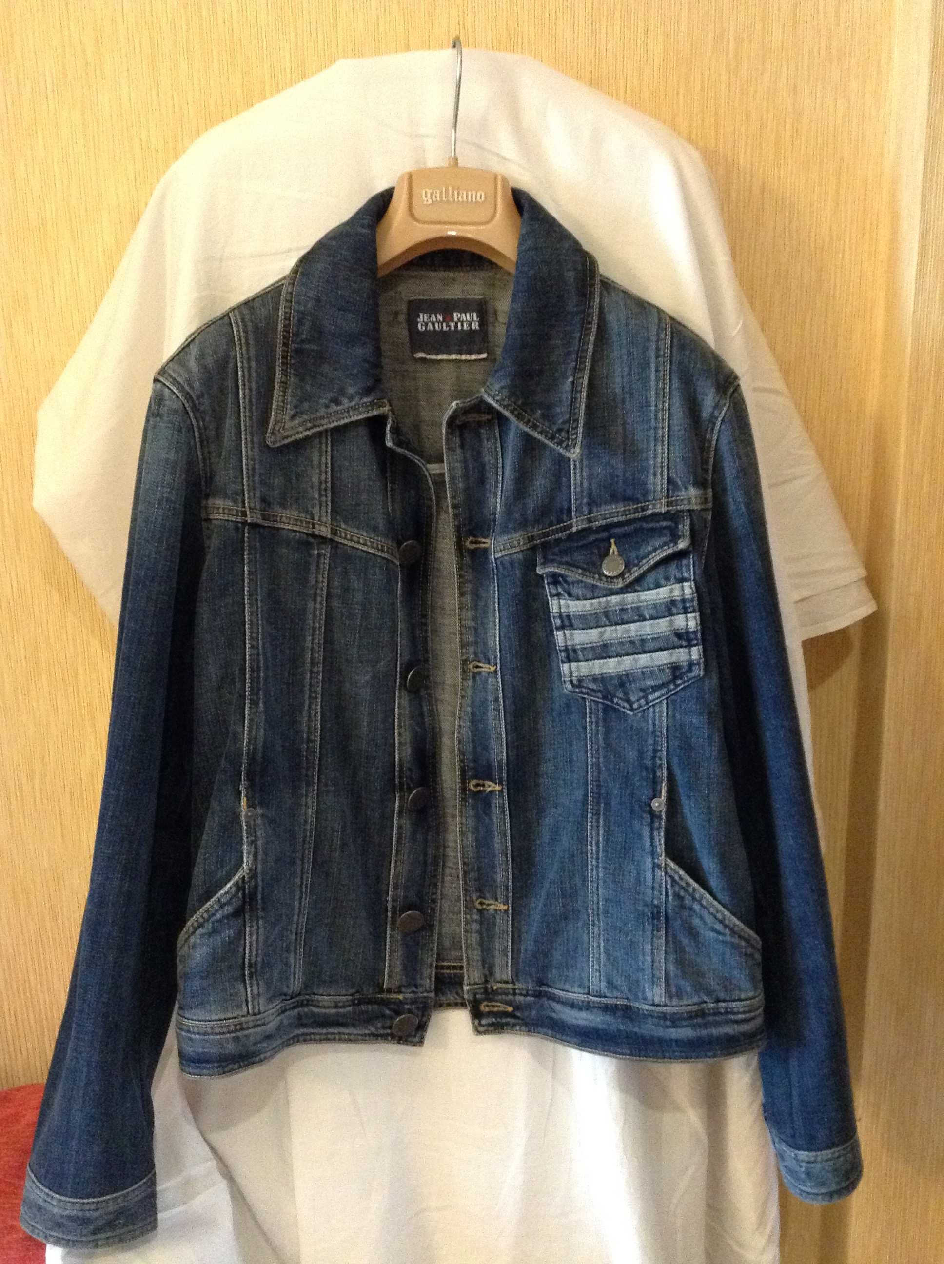 Брендовая джинсовая куртка унисекс Jean Paul Gaultier (НОВАЯ)