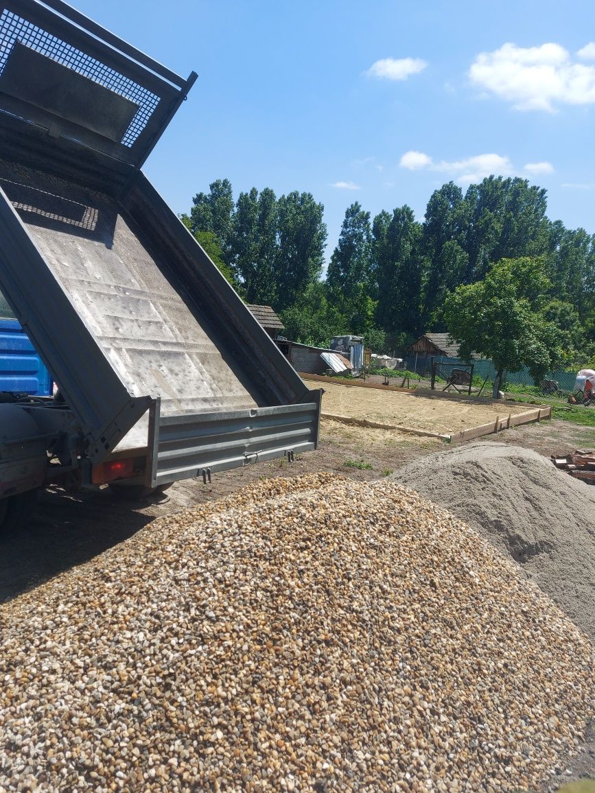 SORT / NISIP / BALAST Piatră spartă concasata Transport basculabil 6t