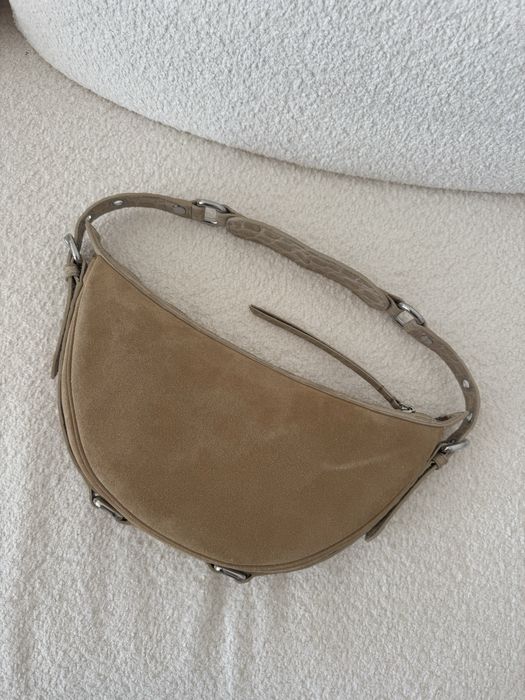 By Far Gib велурена чанта