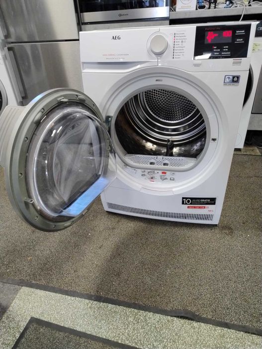 A+++ Сушилня с термопомпа AEG-АЕГ 8 кг AbsoluteCare System SensiDry