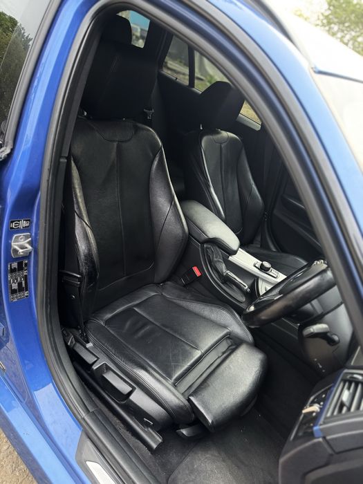 Перфектно черно кожено рекаро за bmw/ бмв F31/Ф31  (комби)