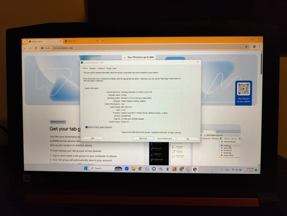 Laptop Acer Nitro AN515-51