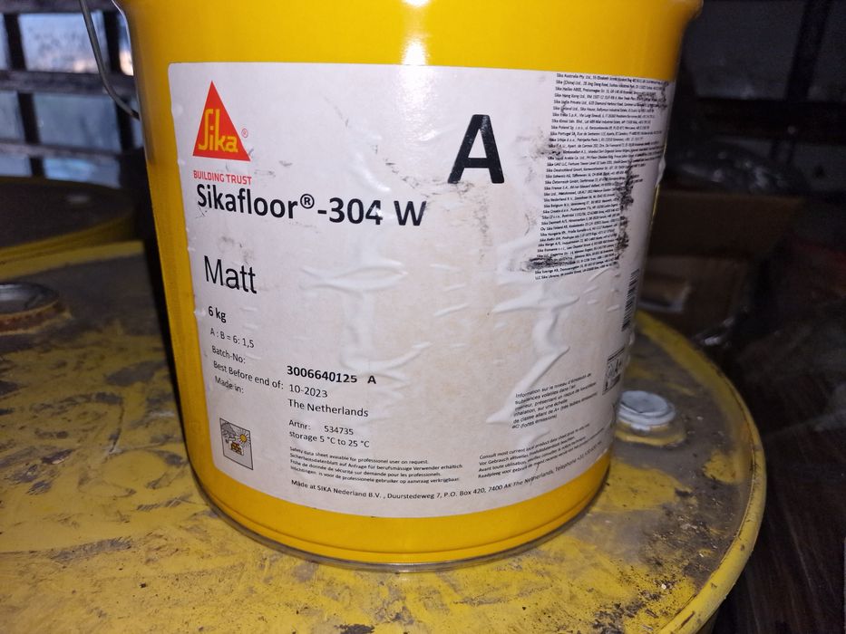 Sikafloor 304W Matt – Lac epoxidic mat pentru pardoseli, 6 kg (A+B)