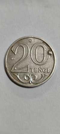Монета с браком 20 тенге
