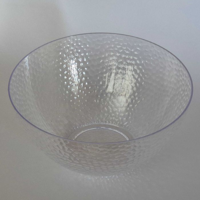 Прозрачни кръгли капсули, 50 бр. и прозрачна пластмасова купа