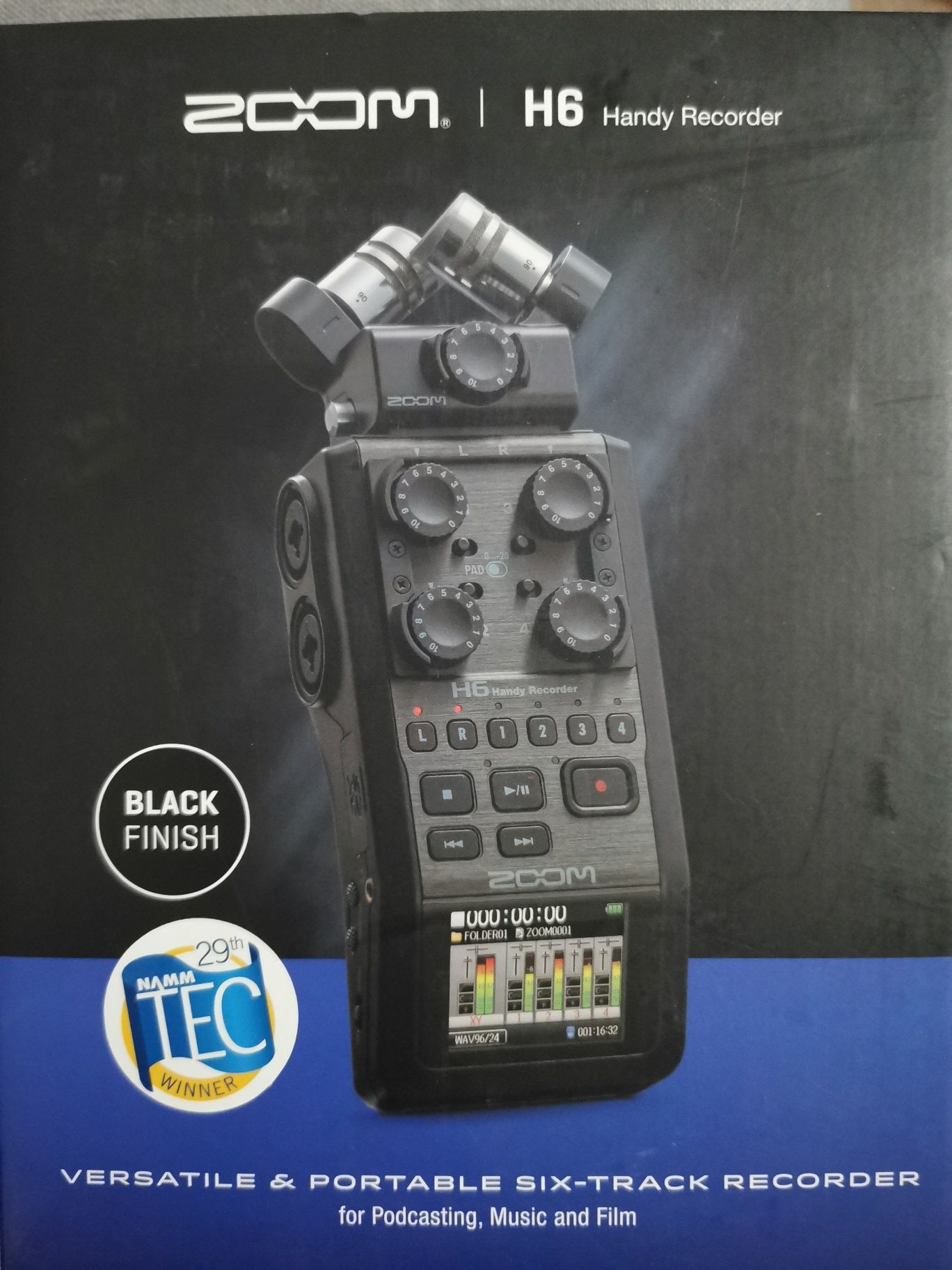 Zoom H6 recorder black