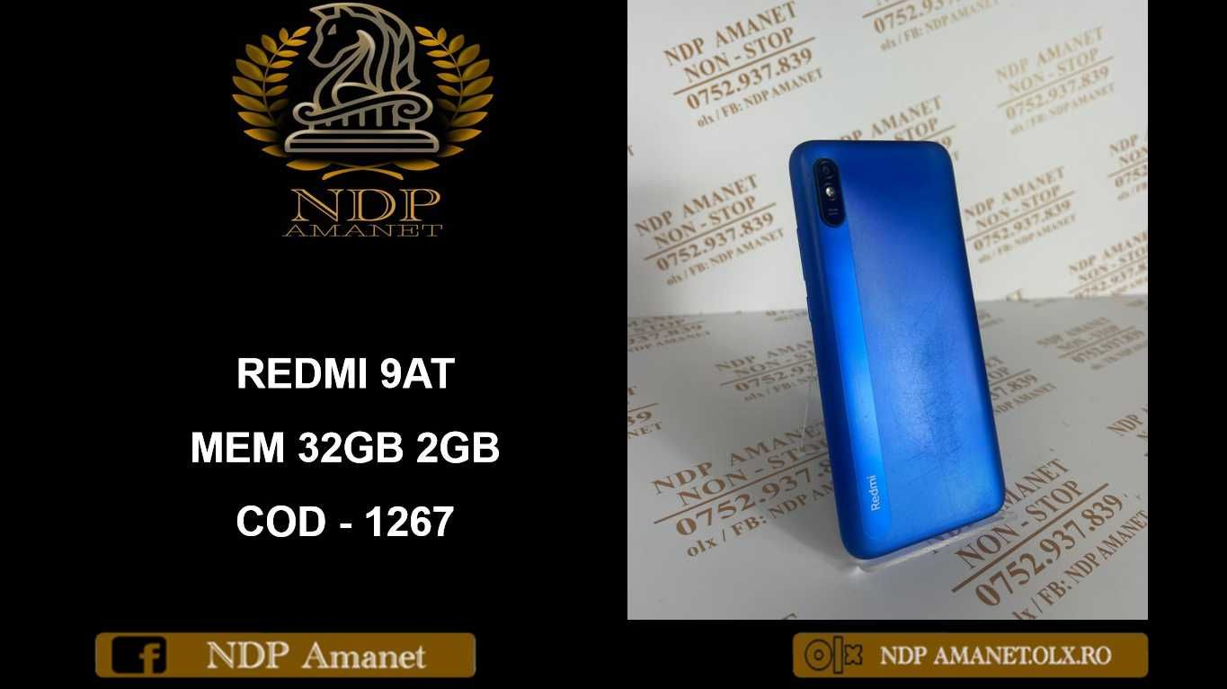 NDP Amanet NON-STOP Bld.Iuliu Maniu nr. 69 REDMI 9AT, 32GB (1267)