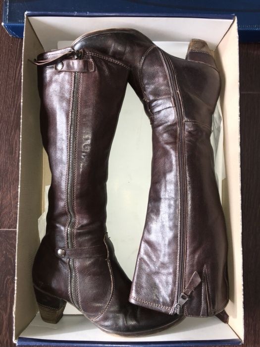 Air Step италиански ботуши естествена кожа,40 номер,оригинални,с кутия