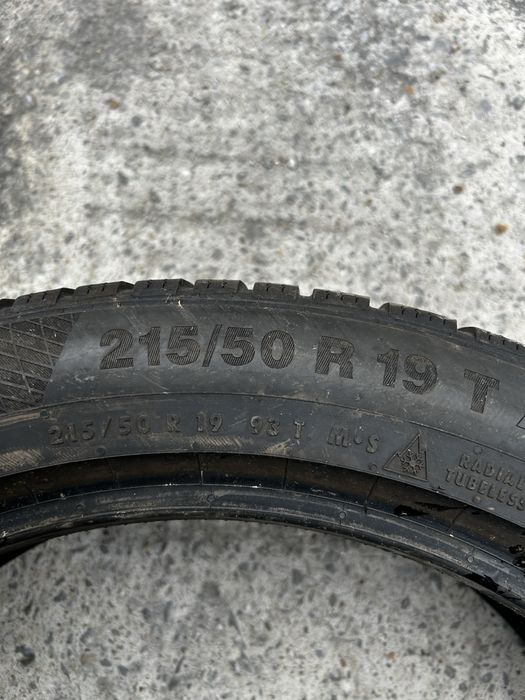 2бр Зимни гуми Continental 215/50R19