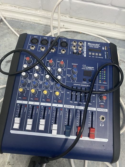 Микшер и колонки