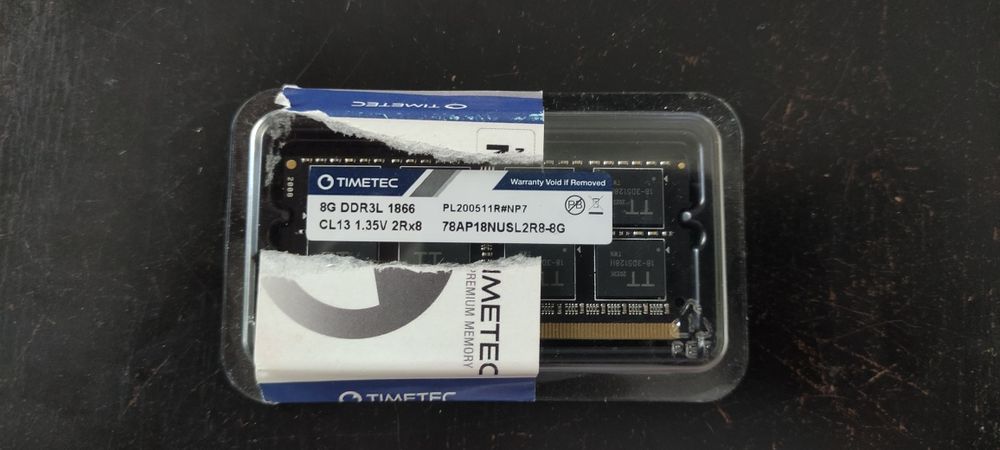 Memorie Premium DDR3 laptop Timetec 8GB 1866MHz CL13 1.35V pentru MAC