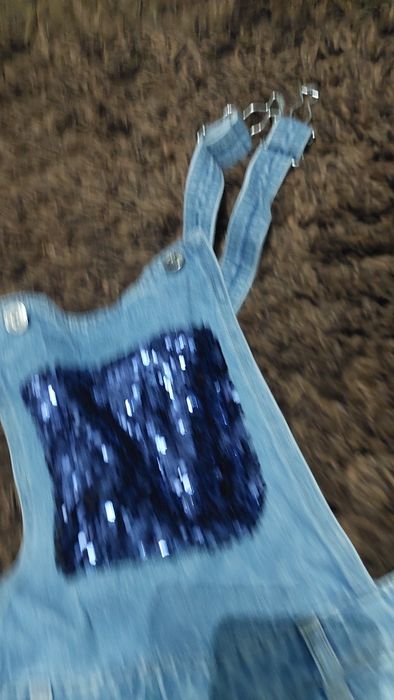 Jeans salopetă fetite