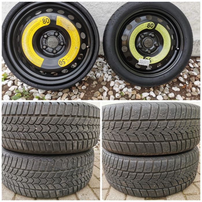 Jante rezerva Audi Q5 vw golf 5, 7 anv iarna 215/55R17