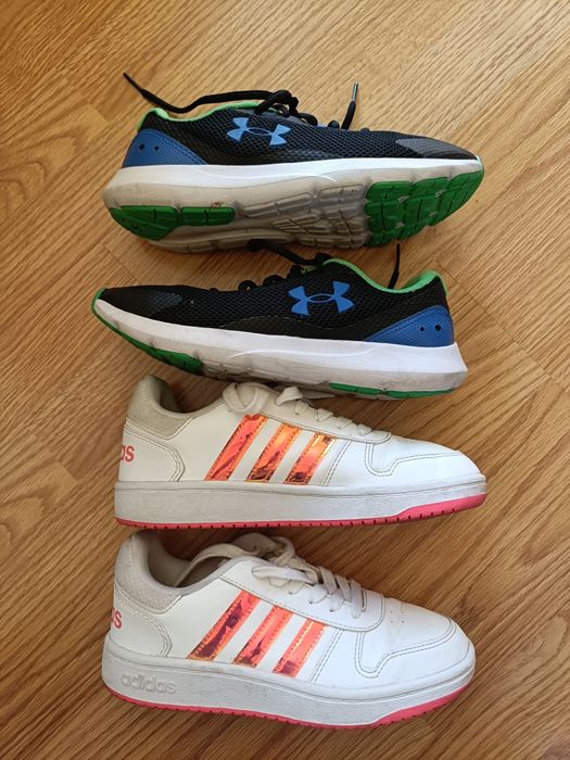 Adidași Adidas și Under Armourpurtați
