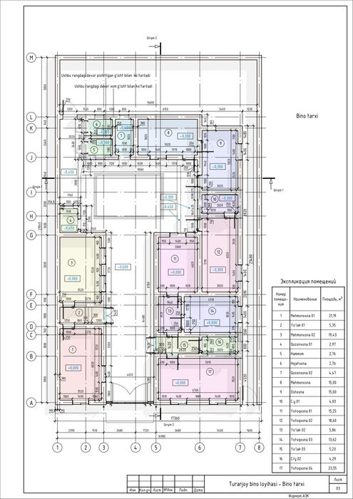 Уйингиз ва Бизнесингиз учун Архитектуравий МУКАММАЛ Лойиҳа!