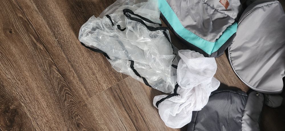 Carucior 3 in 1 Optima Grey Turqoise