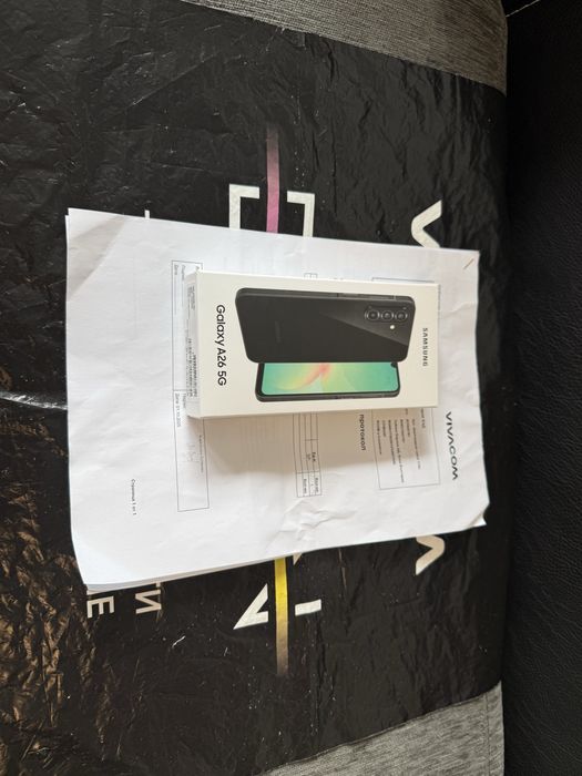 ***ЗАПЕЧАТАН 128GB Samsung A26 5G Гаранция Vivacom 2027 Black / Черен