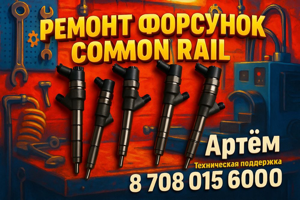 Чистка ремонт и приём форсунок Common rail