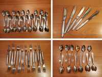 Винтажные: ложки, вилки, ножи из нержавеющей стали, СССР