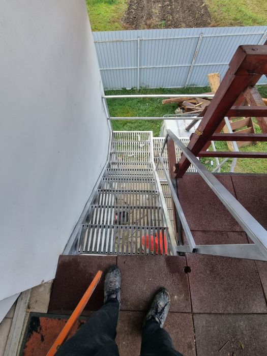 Scări metalice galvanizate