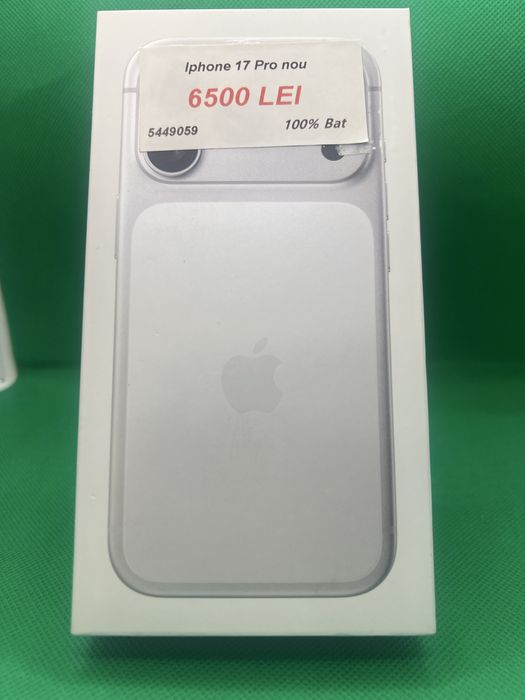 Iphone 17 Pro nou baterie 100%,Lazar Amanet Crangasi 54490