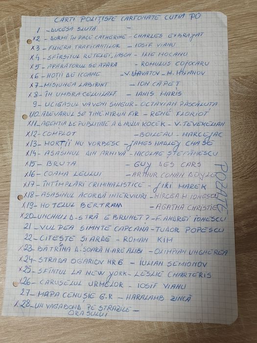 Cărți polițiste deosebite