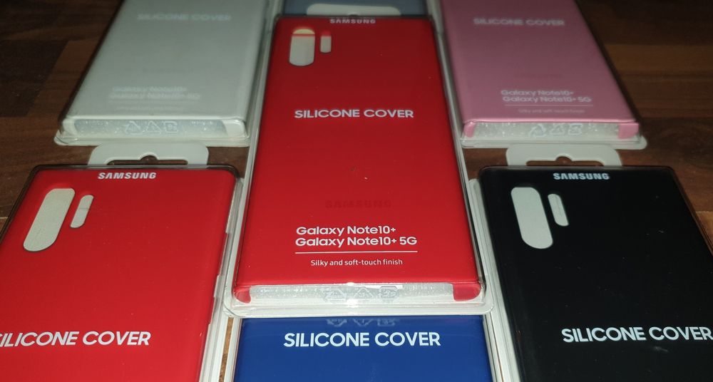 Husa silicon originala Samsung Silicone Cover Note10+ Note10 Plus