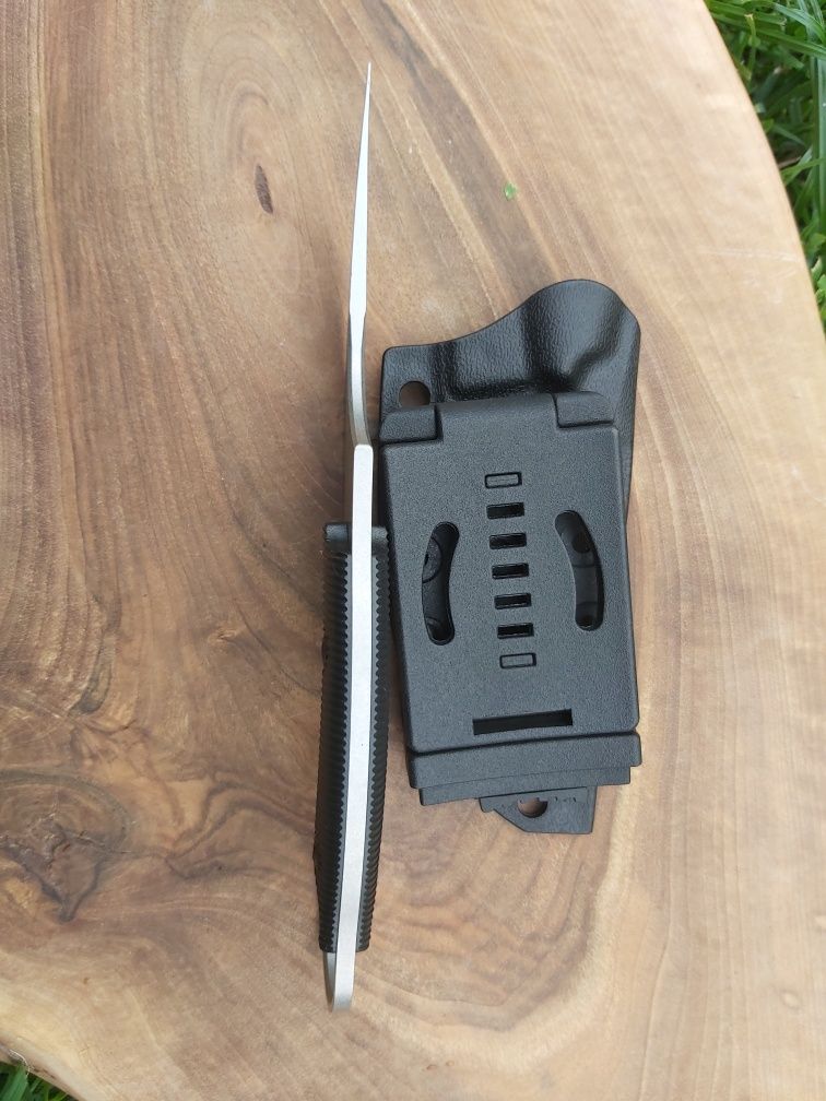 Нож за оцеляване на открито EDC, фултанг D2 с кания Kydex