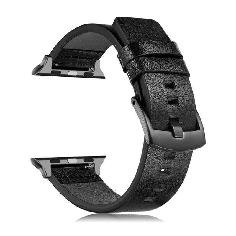 Кожена каишка верижка Apple Watch 7/8/9/10/SE 38/40/41/42/44/45/46