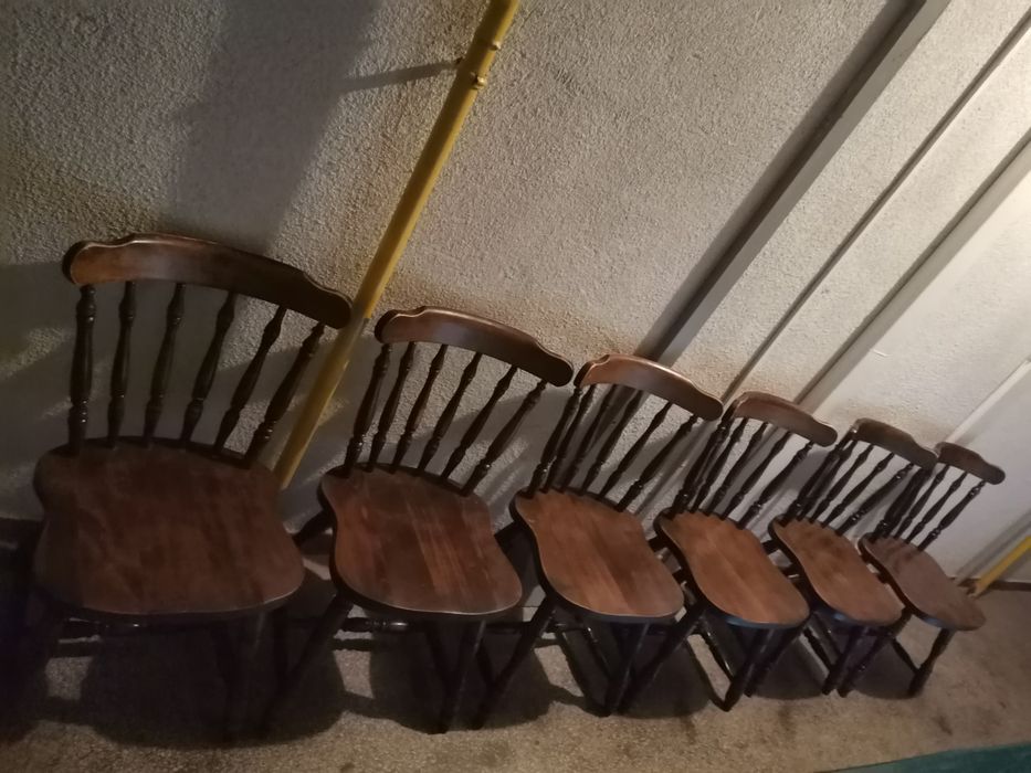 Set 6 scaune stejar