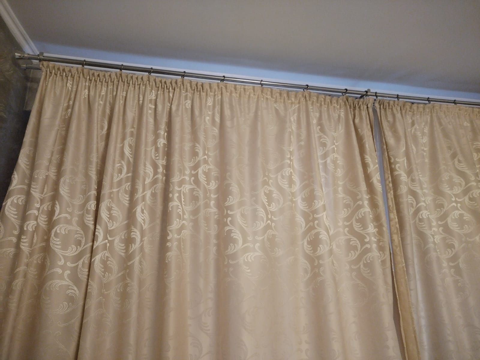 Draperie crem living sau dormitor 5 m l, 2.65 m H